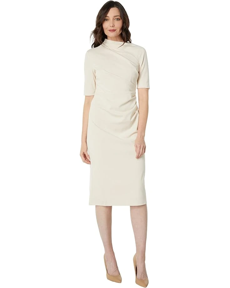 Maggy London Draped Midi Sheath Dress 3 Maggy London Draped Midi Sheath Dress