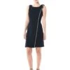 Karl Lagerfeld Paris Women's Solid Sheath Dress With Bow Shoulder And Pearls -Aura Attire 61 B5pDYcoL. AC SR736920