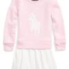 Polo Ralph Lauren Kids Big Pony Fleece Sweatshirt Dress (Toddler) 2 Polo Ralph Lauren Kids Big Pony Fleece Sweatshirt Dress (Toddler) -Aura Attire 61Prjm8q3hL. AC SR736920
