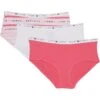 Tommy Hilfiger Kids Pink Stripe 3-Pack Hipster (Little Kids/Big Kids)