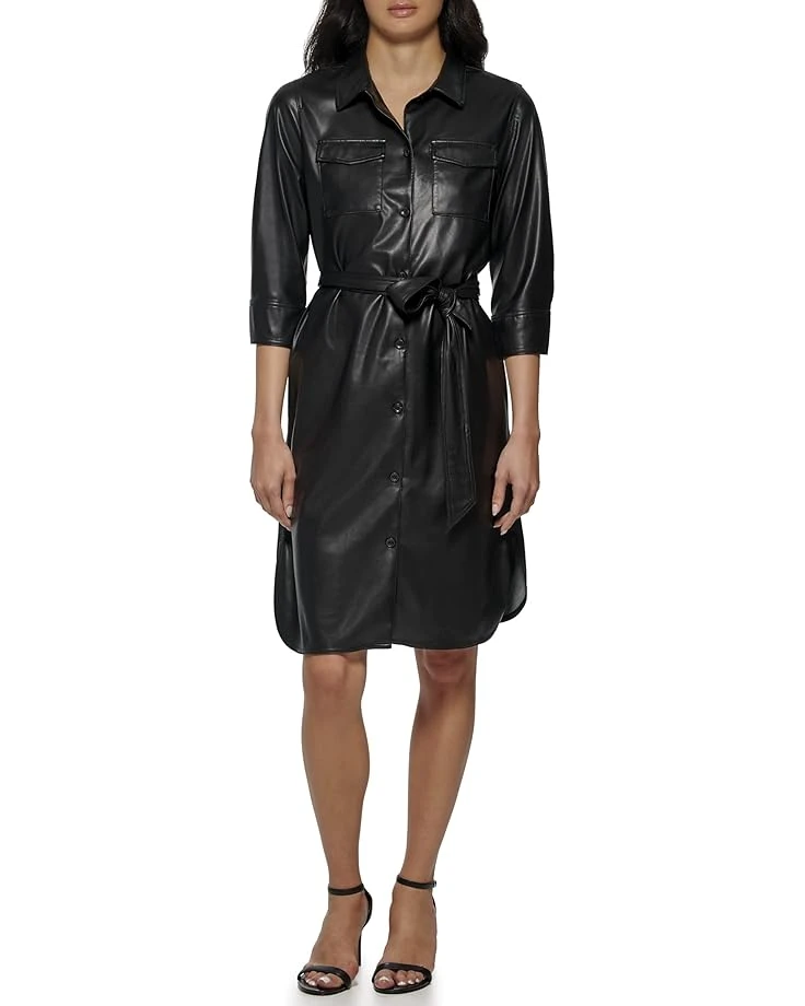 Calvin Klein Belted Shirtdress 3 Calvin Klein Belted Shirtdress