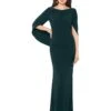 Betsy & Adam Long Jersey Ruched Drape Back Dress 1 Betsy & Adam Long Jersey Ruched Drape Back Dress -Aura Attire 61i2E855JS. AC SR736920