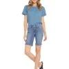 NYDJ Ella Shorts With Sideseam Slits In Sweetbay -Aura Attire 61jI0x7UR1L. AC SR736920