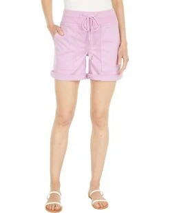 NYDJ Petite Drawstring Stretch Twill Cargo Shorts