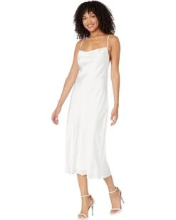 Show Me Your Mumu Verona Cowl Dress Luxe Satin