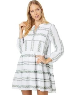 Vineyard Vines Breezy Tiered Jacquard Dress