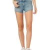 Hudson Jeans Gemma Mid-Rise Shorts In Clouds -Aura Attire 716OED6LowL. AC SR736920