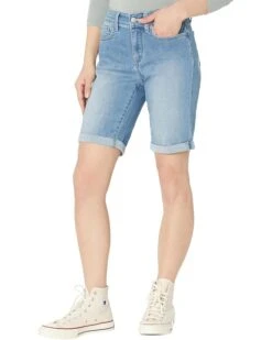 NYDJ Petite Briella Shorts Roll Cuff In Clean Brookes