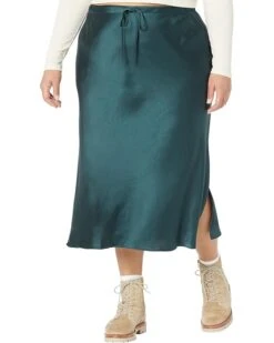 Madewell Plus Bias Slip Midi Skirt