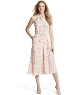 Ella Moss Women's Christina Tie Waist Halter Back Dress