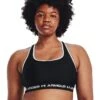 Under Armour Cross-Back Mid Pocket Bra