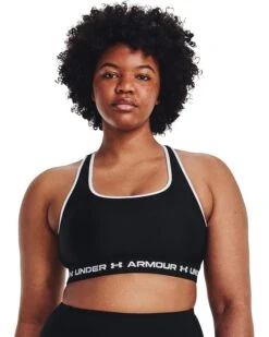 Under Armour Cross-Back Mid Pocket Bra