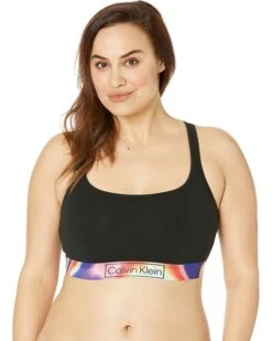Calvin Klein Underwear Plus Size Reimagined Heritage Pride Unlined Bralette