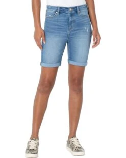 Liverpool Kristy High-Rise Shorts In Maysville