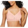 Bali Women's Double-Support Cotton Wirefree Bra DF3036