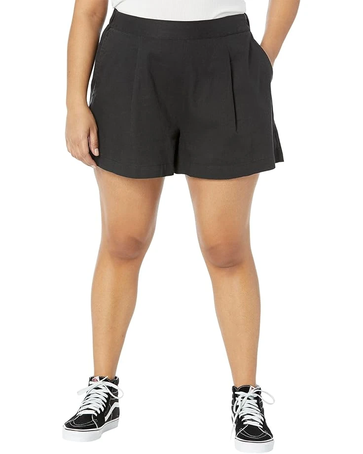 Madewell Plus Flat Front Linen Shorts 3 Madewell Plus Flat Front Linen Shorts