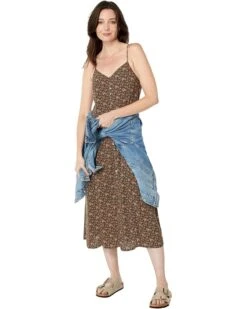 Lucky Brand Printed Slip Dress