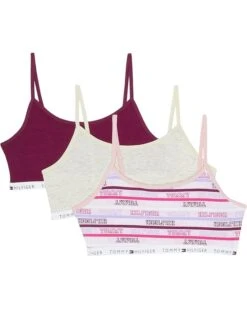 Tommy Hilfiger Kids Tommy Stripe Bra 3-Pack (Little Kids/Big Kids)