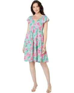 Lilly Pulitzer Kawai Flutter Sleeve Dress