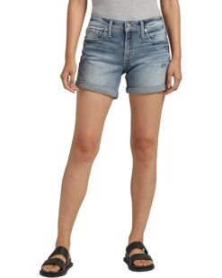 Silver Jeans Co. Boyfriend Mid-Rise Shorts L53608EAE205