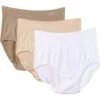 Jockey No Panty Line Promise® Tactel® 3-Pack Full Rise Brief