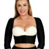 InstantRecoveryMD InstantRecoveryMD Underbust Crop Top With Front Zipper Shapewear Compression Body Shaper