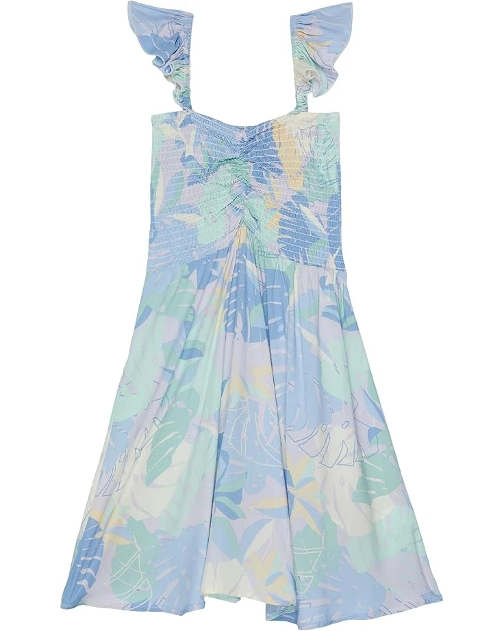 Vintage Havana Kids Flutter Sleeved Rushed Top Dress (Little Kids/Big Kids) 3 Vintage Havana Kids Flutter Sleeved Rushed Top Dress (Little Kids/Big Kids)