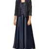 Alex Evenings Women's Long Mock Jacket Dress With Satin Skirt -Aura Attire 71mrCBwXqPS. AC SR736920
