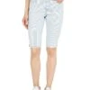 NYDJ Petite Knee Denim Capris W/ Riveted Side Seam Slit In Rena Stripe -Aura Attire 71yWghDU6S. AC SR736920