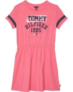 Tommy Hilfiger Kids 85 Sequin Tee Dress (Big Kids)