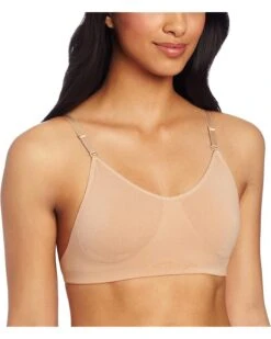 Capezio Women's Seamless Clear Back Bra With Transition Straps