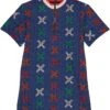 Kenzo Kids Cross Logo Print Dress (Toddler/Little Kids) -Aura Attire 81a1ONz0XAL. AC SR736920