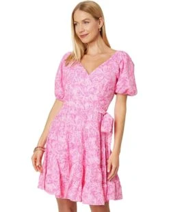 Lilly Pulitzer Iralee Linen Wrap Dress