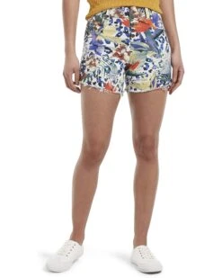 HUE Women's Ultra Soft Denim High Waist Shorts