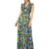 BCBGMAXAZRIA Printed Pleated Gown -Aura Attire 81noS VtHxL. AC SR736920