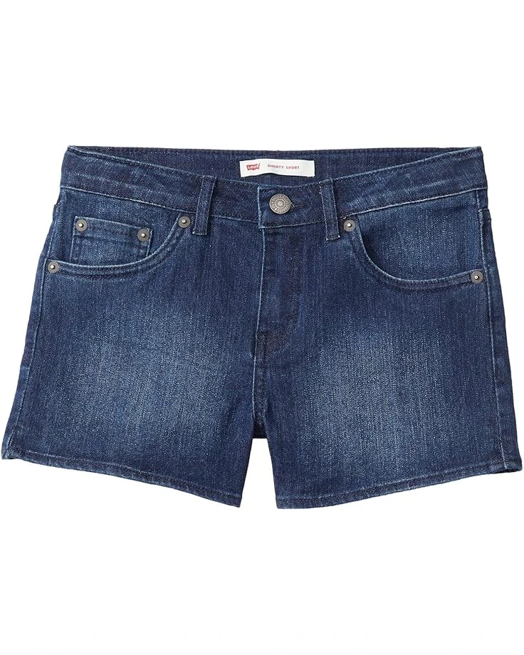 Levi's® Kids Denim Shorty Shorts (Big Kids) 3 Levi's® Kids Denim Shorty Shorts (Big Kids)