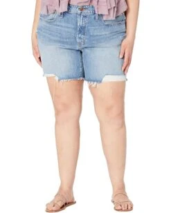Madewell Plus Curvy 5" Relaxed Shorts In Brockport Wash
