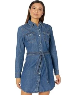 Wrangler Western Denim Shirtdress