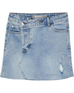 Tractr Kids Overflap Denim Skirt (Big Kids)