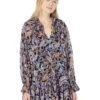 SUNDRY Paisley Boho Mini Dress